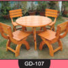 Wooden Table and Chair Set ~ GD-107