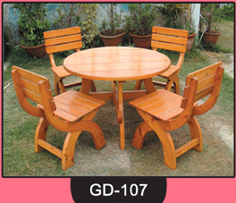 Wooden Table and Chair Set ~ GD-107