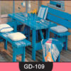 Wooden Bench with Table ~ GD-109