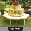 Wooden Bench with Pot ~ GD-1015