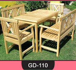 Wooden Table and Chair Set ~ GD-110