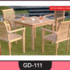 Wooden Table and Chair Set ~ GD-111