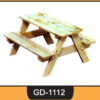 Wooden Table With Bench ~ GD-1112