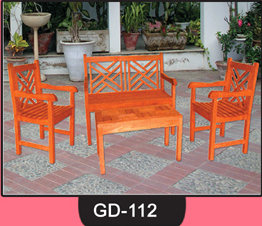 Wooden Table and Chair Set ~ GD-112