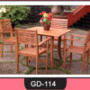 Wooden Table and Chair Set ~ GD-114