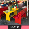 Wooden Bench with Table ~ GD-1145