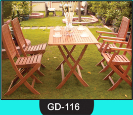 Wooden Table and Chair Set ~ GD-116