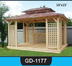 Wooden Gazebo ~ GD-1177