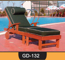 Wooden Pool Bench ~ GD-132