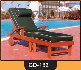 Wooden Pool Bench ~ GD-132