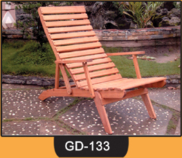 Wooden Pool Bench ~ GD-133