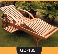 Wooden Pool Bench ~ GD-135