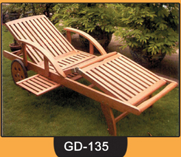 Wooden Pool Bench ~ GD-135