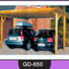 Wooden Car Shed ~ GD-650